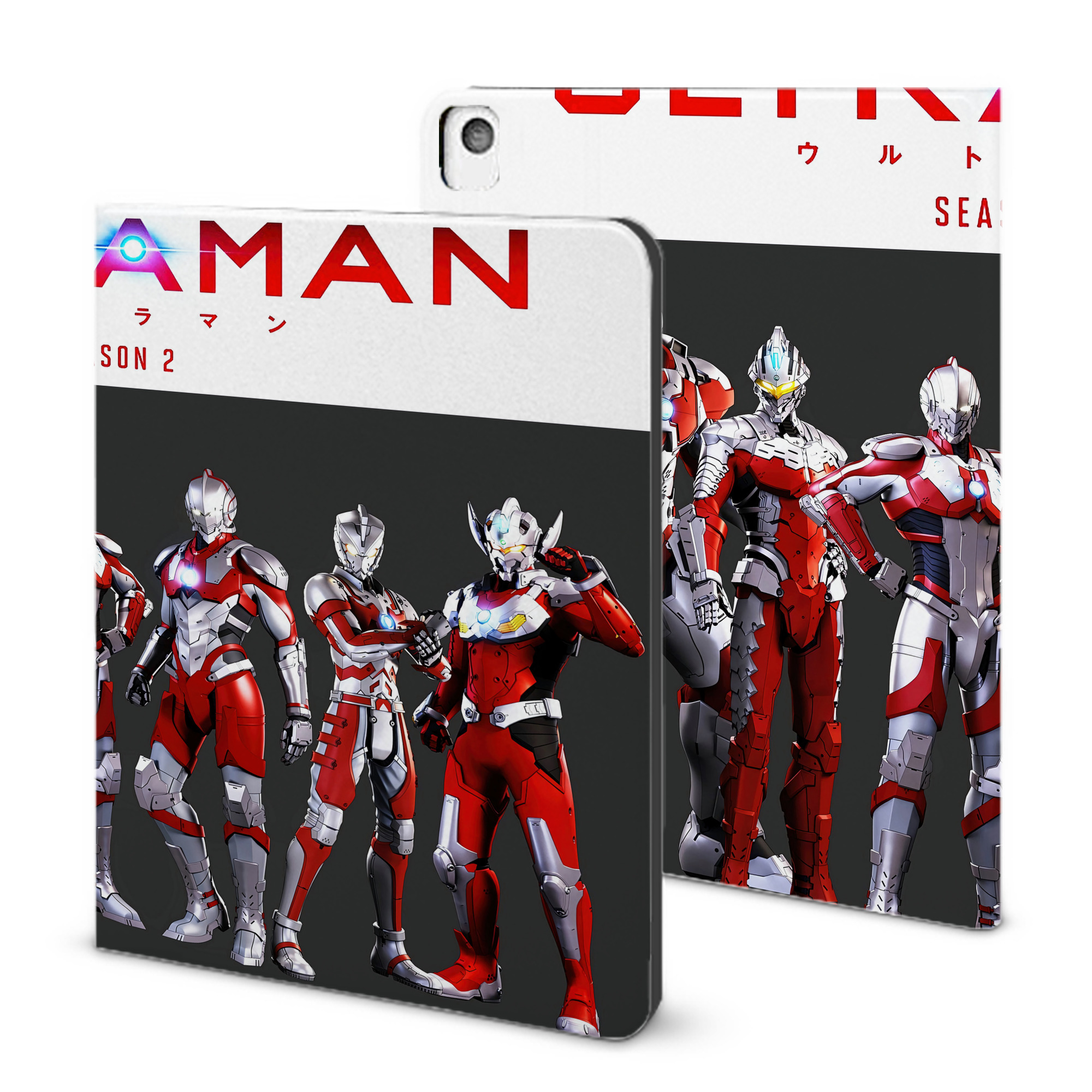 （画像用） ウルトラマン Ultraman IPadケース ペンホルダー付き ブックスタイルデザイン